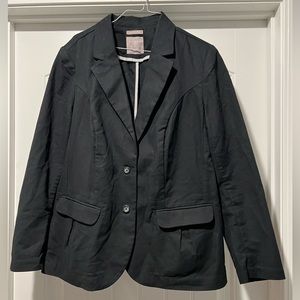 Old Navy twill blazer. Size XXL. Black. Excellent condition.
